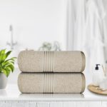 Desire Series- Jumbo Beach Towel Set (2 Pack, 90x180 cm) - 600 GSM Xtra Large Bath Towel - 100% Combed Cotton Bathsheets Highly Absorbent and Quick Dry Bath Towel - Super Soft Hotel Quality Towel