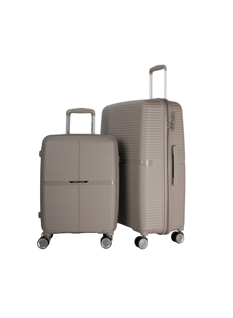 2-Piece Brown Luggage Set